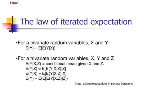iterated expectation|iterated conditional expectation.